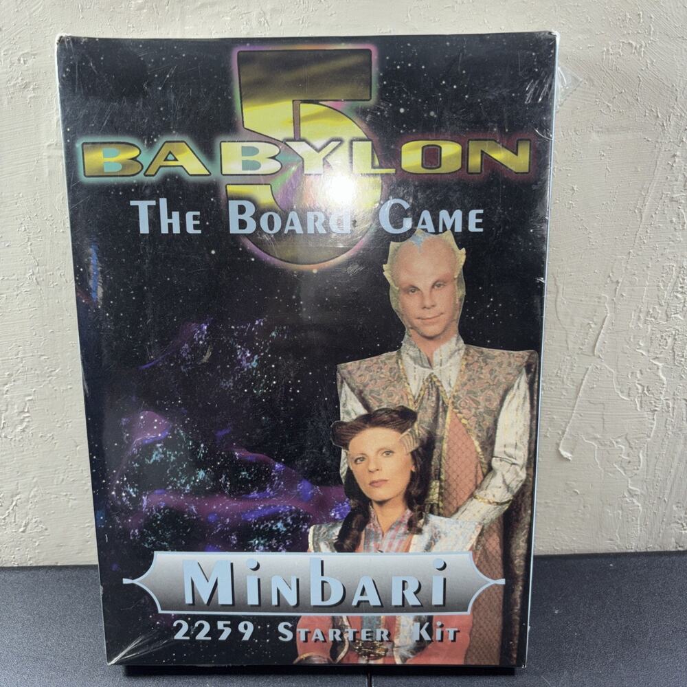 1998 Babylon 5 Board Game Component Game Starter Kit Collection Brand New Sealed